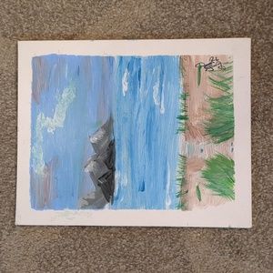 8x10 painting. Cool Evening.